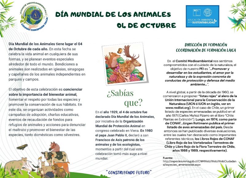 Día Mundial de los Animales