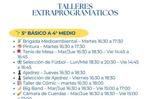 TALLERES EXTRAPROGRAMATICOS - 2