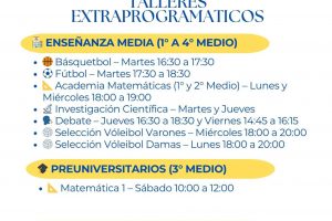 TALLERES EXTRAPROGRAMATICOS - 3